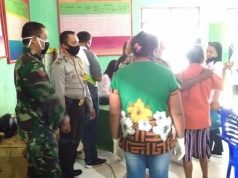 Bhabinkamtibmas Desa Kabiarat Ketat Melaksanakan Pengamanan Giat Pembagian Bansos