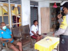Pencegahan Covid 19 Menjadi Ajakaran Bhabinkamtibmas Desa Kabiarat Dalam Giat Sambang