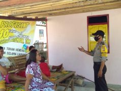 Pada Giat Binluh, Pencegahan Covid 19 Menjadi Pembahasan Bhabinkamtibmas Desa Kabiarat