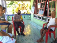 Bhabinkamtibmas Kabiarat Terus Himbau Masyarakatnya Perangi Covid 19