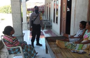 Dengan Giat DDS, Bhabinkamtibmas Sosialisasi Pencegahan Covid 19