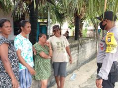 Lewat Giat Binluh, Bhabinkamtibmas Desa Kelaan Ajak Cegah Covid 19