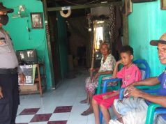 Melalui Giat DDS, Bhabinkamtibmas Desa Kelaan Ajak Warganya Cegah Covid 19