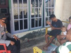 Melalui Kegiatan Sambang, Bhabinkamtibmas Desa Kelaan Ajak Warga Jaga Kamtibmas Dan Cegah Covid 19