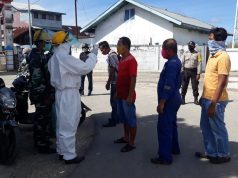 ABK KM Kendaga Nusantara 5 Diperiksa Kesehatan Tim Covid 19 Tanut Bersama Polsek Larat