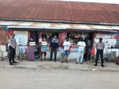 Polsek Larat Himbau Warga Cegah Covid 19