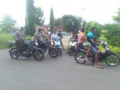 Polsek Larat Rutin Patroli Ditengah Pandemi Covid 19