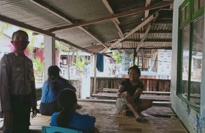 Sampir Warga Binaan, Bhabinkamtibmas Desa Lauran Sosialisasi Pencegahan Covid 19