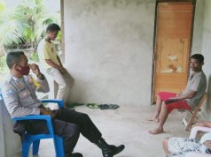 Cegah Covid 19 Terus Disosialisasikan Bhabinkamtibmas Desa Lauran