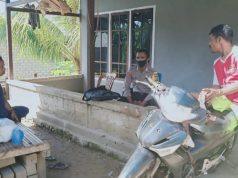 Cegah Covid 19 Terus Disosialisasikan Bhabinkamtibmas Desa Lauran