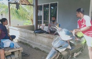 Cegah Covid 19 Terus Disosialisasikan Bhabinkamtibmas Desa Lauran