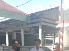 Cegah Virus Corona Terus Menjadi Sasaran Bhabinkamtibmas Desa Lelingluan Untuk Disosialisasikan Ke Warga