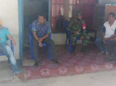 Bhabinkamtibmas Desa Lelingluan Bersama Babinsa Gencar Ajak Warga Cegah Covid 19