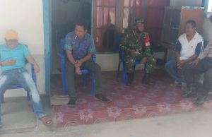 Bhabinkamtibmas Desa Lelingluan Bersama Babinsa Gencar Ajak Warga Cegah Covid 19