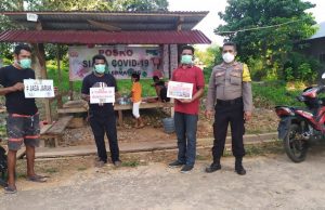 Bhabinkamtibmas Desa Lermatang Briptu Tobias Daniel Gencar Sosialisasi Maklumat Kapolri