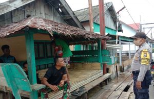 Bhabinkamtibmas Desa Lorulun Tak Hentinya Ajak Warganya Cegah Virus Corona