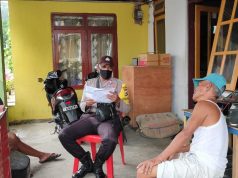 Lewat Giat Binluh,Bhabinkamtibmas Desa Olilit Barat Sosialisasi Maklumat Kapolri