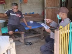 Lewat Binluh Kepada Warga, Bhabinkamtibmas Desa Olilit Barat Sosialisasi Maklumat Kapolri