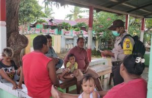 Maklumat Kapolri Tentang Cegah Covid 19,Terus Disosialisasikan Bhabinkamtibmas Olilit Barat