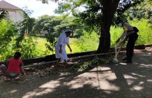 Upaya Pencegahan Covid 19 Terus Disosialisasikan Bhabinkamtibmas Desa Olilit Barat