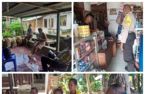 Berbagai Cara DIilakukan Bhabinkamtibmas Desa Ritabel Dalam Mencegah Covid 19