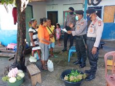 Lawan Covid 19, Sat Samapta Polres MTB Sosialisasi Maklumat Kapolri