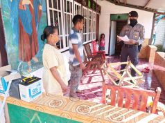 Sat Samapta Sambangi Rumah Warga Guna Sosialisasi Maklumat Kapolri