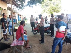 Sat Samapta Polres MTB Sosisalisasi Maklumat Kapolri Tentang Cegah Virus Corona
