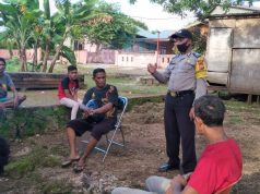 Bhabinkamtibmas Desa Sifnana Gencar Sosialisasi Maklumat Kapolri Tentang Cegah Covid 19