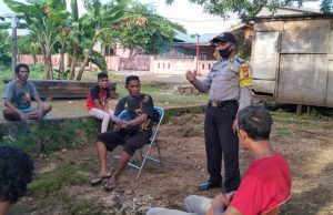 Bhabinkamtibmas Desa Sifnana Gencar Sosialisasi Maklumat Kapolri Tentang Cegah Covid 19