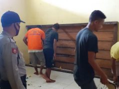 Sat Tahti Polres MTB Dalam Mencegah Covid 19 Rutin Bersihkan Ruangan Tahanan