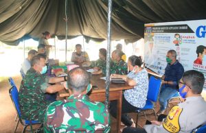 Waka Polres MTB Hadiri Rapat Gugus Tugas Covid 19 Kabupaten Kepulauan Tanimbar