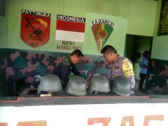 Sinergitas Bhabinkamtibmas Desa Werain Bersama TNI Diwilayah Perbatasan