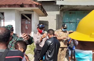 Bhabinkamtibmas Ritabel bersama Forum Koordinasi Kecamatan Tanut Kampanye Protokol Kesehatan Covid – 19