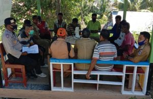Bhabinkamtibmas Adodo Molu hadiri giat pertemuan Tim Gustu Adodo Molu.