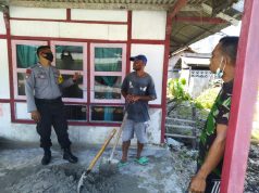 Bhabinkamtibmas Amdasa sambangi warga bahas New Normal