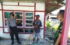 Bhabinkamtibmas Amdasa sambangi warga bahas New Normal