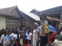 Bhabinkamtibmas Arma berikan Pengamanan Giat Penjaringan Kades