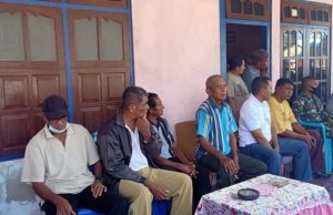 Bhabinkamtibmas Lauran dan Babinsa amankan Giat Ritual Adat penjualan Lahan