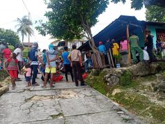 Personil Polsek Nirunmas dan Bhabinkamtibmas amankan Giat Penjaringan Balon Kades Manglusi
