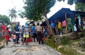 Personil Polsek Nirunmas dan Bhabinkamtibmas amankan Giat Penjaringan Balon Kades Manglusi