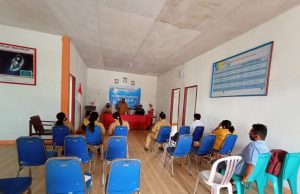 Bhabinkamtibmas Matakus Berikan Pengamanan Giat Peningkatan Kapasitas Tutor Paud/Tk serta Binluh New Normal
