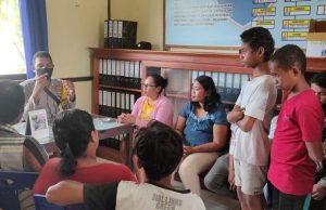 Bhabinkamtibmas Olilit Barat laksanakan giat Problem Solving permasalahan warga.