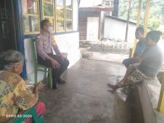 Bhabinkamtibmas Olilit Timur gencar giat Binluh Tatanan Kehidupan Baru kepada warga
