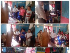 Bhabinkamtibmas Ritabel berikan Pengamanan hasil Ujian SMP Negeri I Tanimbar Utara.