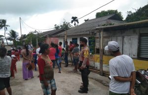 Bhabinkamtibmas Sangliat Krawain amankan Giat Penjaringan Balon Kades