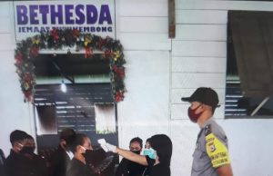 Bhabinkamtibmas Tutukembong hadiri dan amankan Giat Ibadah Peneguhan Sidi