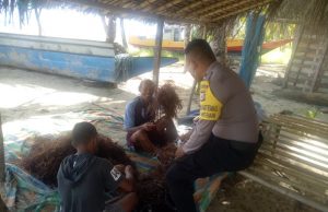 Bhabinkamtibmas Werain gencer Sosialisasik New Normal dan imbauan menanam pangan lokal kepada warga