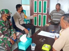 Bersama Tiga Pilar di Desa, Bhabinkamtibmas Wowonda Giat Problem Solving perselisihan Balon Kades Soa Maresyembun