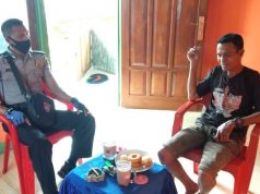 Koordinasi Penyelesaian Permasalahan di Desa, Bhabinkamtibmas Batu Putih Sosialisasi New Normal